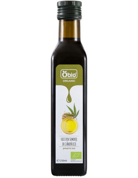 Ulei de canepa bio 250ml Obio                                                                       
