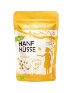 Seminte de canepa decorticate bio, 250g, Medihemp                                                   