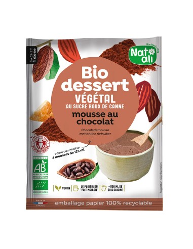 Desert mousse de ciocolata, bio, 70g, Nat-ali                                                       