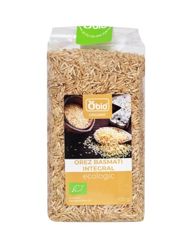 Orez basmati integral bio 500g Obio                                                                 