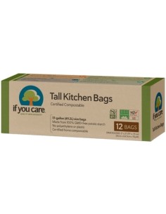 Saci menajeri compostabili 49.2L, 12 buc., If You Care                                              