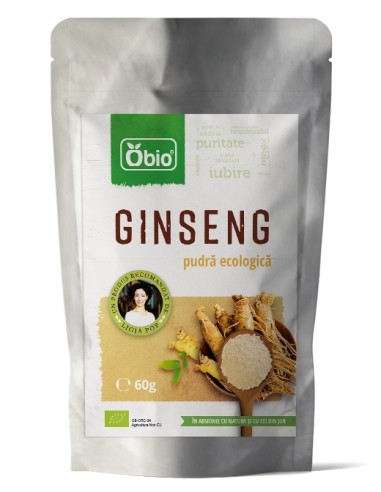 GINSENG PANAX PUDRA BIO 60G                                                                         