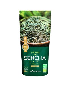 Ceai verde Sencha vrac, bio, 85g, Aromandise                                                        