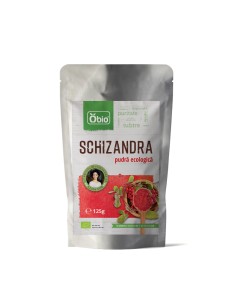Schizandra pulbere raw eco 125g OBIO                                                                