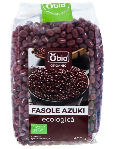 Fasole azuki bio 400g Obio                                                                          