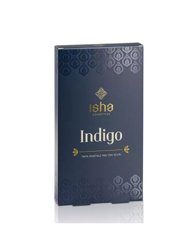Vopsea de par naturala indigo, 100g, Isha                                                           