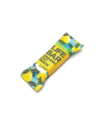 Lifebar baton de ovaz cu lamaie fara gluten bio 40g                                                 