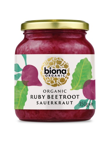 Varza murata cu sfecla rosie bio 350g Biona                                                         