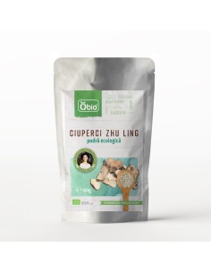 Ciuperci Zhu Ling pudra bio, 60g, Obio                                                              