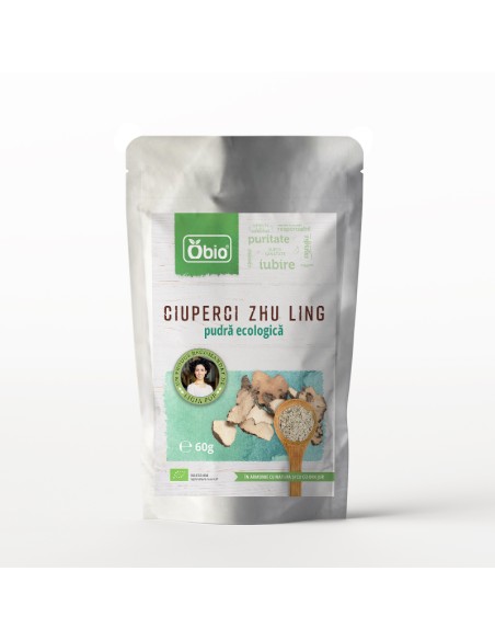 Ciuperci Zhu Ling pudra bio, 60g, Obio                                                              