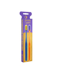 Pachet 2 periute de dinti PREMIUM, pentru adulti, Nordics                                           