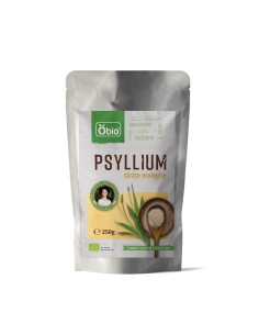 Tarate de psyllium raw eco 250g Obio                                                                